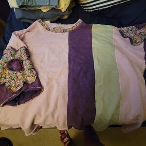Colorful Patchwork Women's Top
